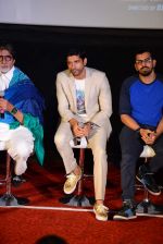 Amitabh Bachchan, Farhan Akhtar, Bejoy Nambiar at Wazir Trailer Launch at PVR juhu on 3rd June 2015